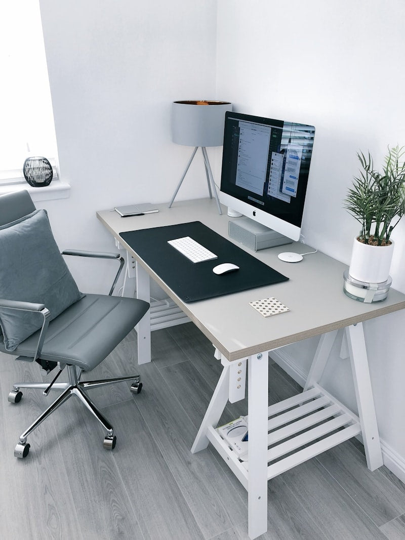 Modern Felt Large Desk Pad & Mouse Mat (80x40cm)